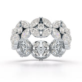 3.68 CT Marquise Cut Lab Diamond Ring